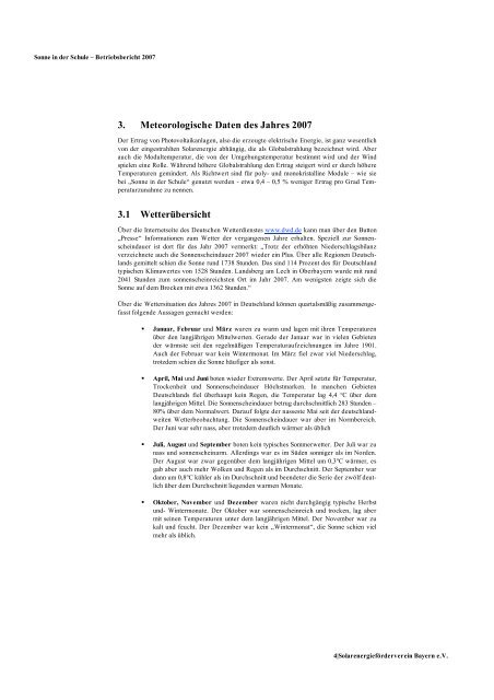 Jahresbericht 2007 (PDF) - Solarenergieförderverein Bayern e.V.