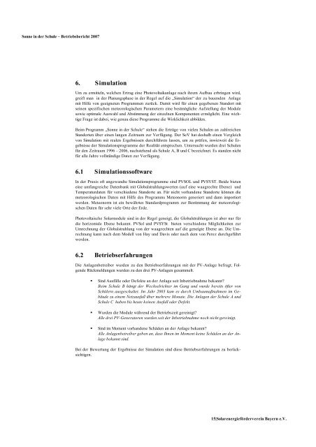 Jahresbericht 2007 (PDF) - Solarenergieförderverein Bayern e.V.