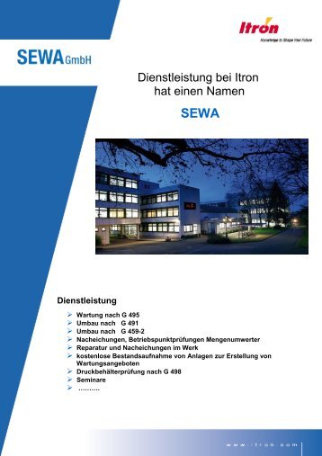 Wartung nach G 495 - SEWA