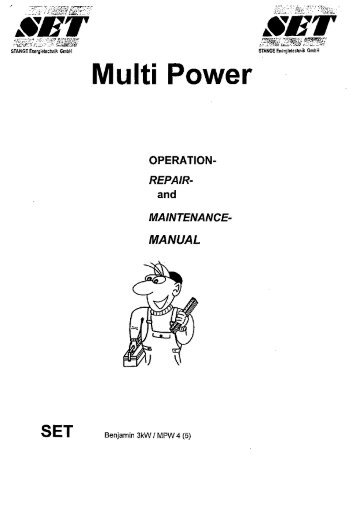 Benjamin / MPW 5 ZEISE 1993 - 1997 eng. - Stange Energietechnik ...