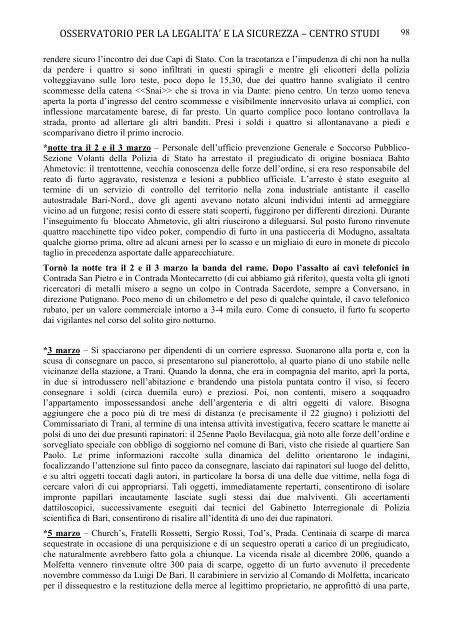 diario di bordo - Comune di Capurso