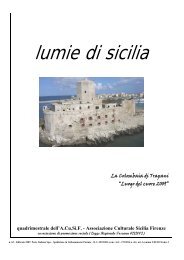 lumie di sicilia n. 65 - Associazione Culturale Sicilia Firenze