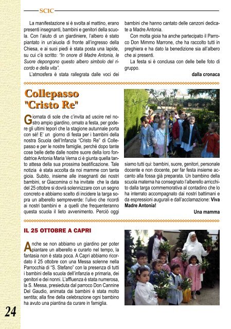 Diario - Suore di Carità dell'Immacolata Concezione d'Ivrea