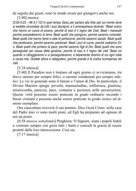 don giacomo alberione vangeli festivi commentati