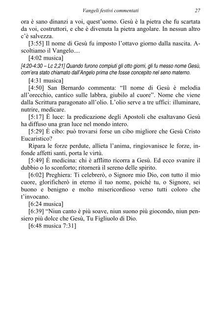 don giacomo alberione vangeli festivi commentati