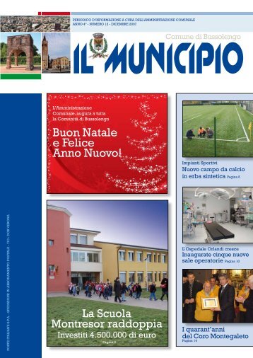 Anno 4° numero 12 - dicembre 2007 - Comune di Bussolengo