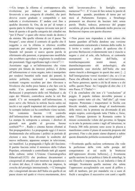 Svar Numero 5 - Lettere e filosofia