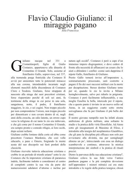 Svar Numero 5 - Lettere e filosofia