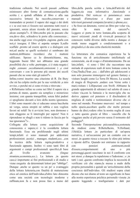 Svar Numero 5 - Lettere e filosofia