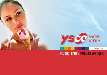 seriously delicious product range produkt sortiment - Ysco