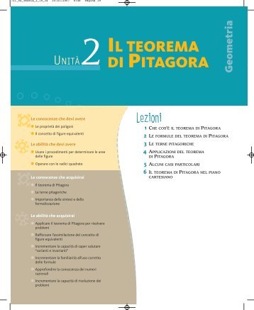 IL TEOREMA DI PITAGORA