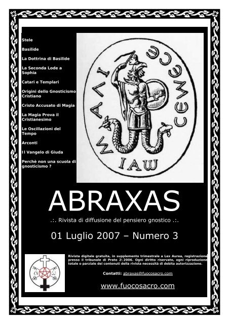 Abraxas - Fuoco Sacro