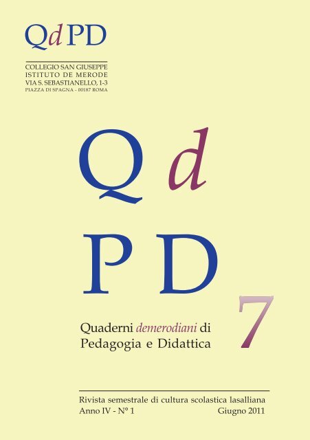 qdpd n 7.pdf - Collegio San Giuseppe - Istituto De Merode