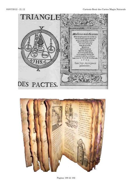 Cartesio René des Cartes Magia Naturale