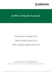 Griffin Umbrella Fund plc