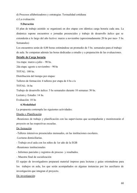 Alfabetizar en el primer ciclo - Informe avance '06 - Programa de ...