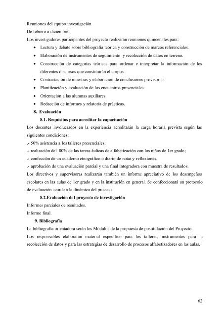 Alfabetizar en el primer ciclo - Informe avance '06 - Programa de ...