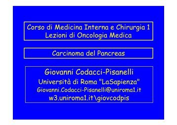Pancreas - Sapienza Università di Roma