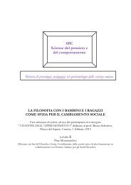 La filosofia con i bambini ei ragazzi come sfida per il ... - avios