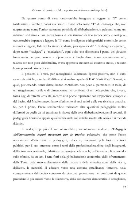 La filosofia con i bambini ei ragazzi come sfida per il ... - avios