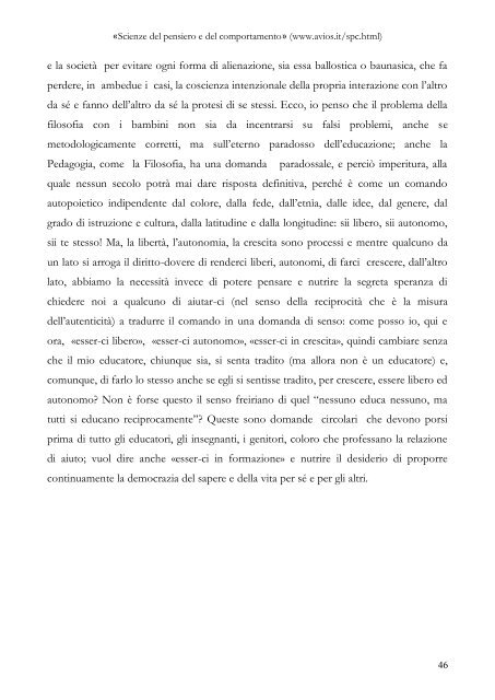 La filosofia con i bambini ei ragazzi come sfida per il ... - avios