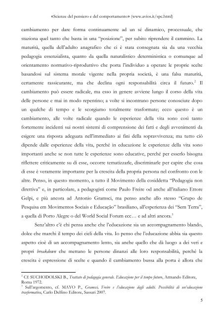 La filosofia con i bambini ei ragazzi come sfida per il ... - avios