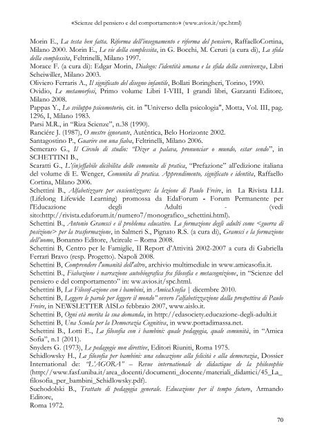 La filosofia con i bambini ei ragazzi come sfida per il ... - avios