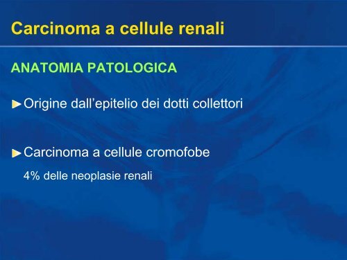 Carcinoma a cellule renali - Uroandrologiapuglia