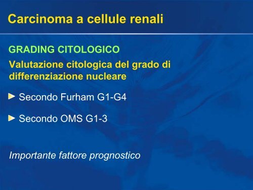 Carcinoma a cellule renali - Uroandrologiapuglia