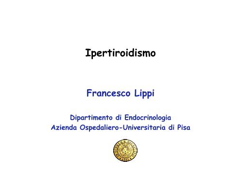 Ipertiroidismo - Lippi, Francesco