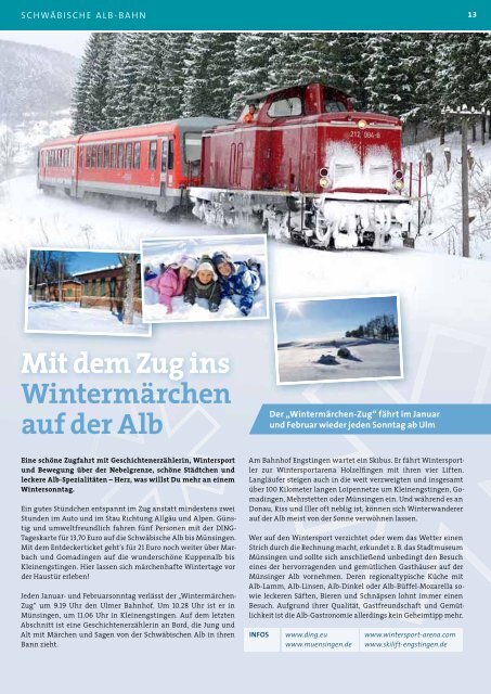 Mit Bus und Bahn - DING - Donau-Iller-Nahverkehrsverbund GmbH