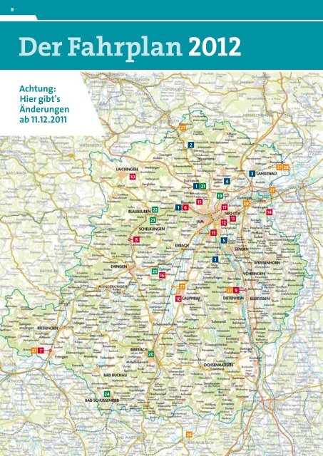 Mit Bus und Bahn - DING - Donau-Iller-Nahverkehrsverbund GmbH