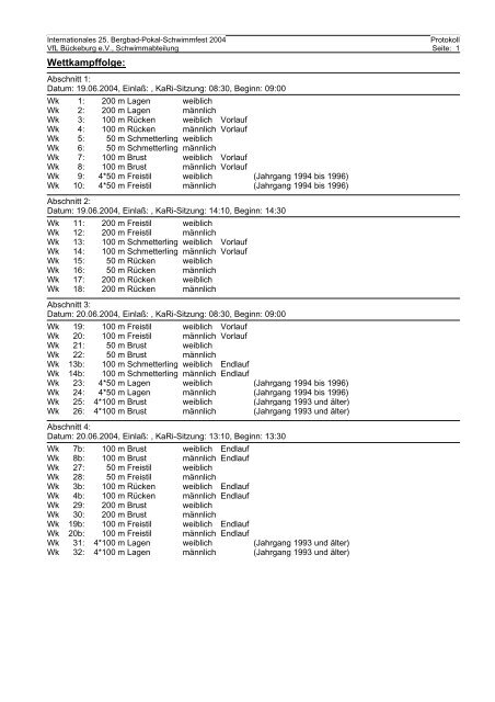 Internationales Bergbad-Pokal Schwimmfest - Startgemeinschaft ...