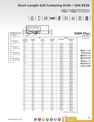 3-1//4 Length Uncoated 0.2420 Cutting Diameter 2 Cutting Length SGS 51203 101 Slow Spiral Drills