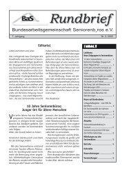 Rundbrief 2_02 - Bundesarbeitsgemeinschaft Seniorenbüros e.V.