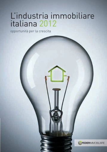 L'industria immobiliare italiana 2012 - TRE Tamburini Real Estate
