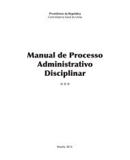 Manual de Processo Administrativo Disciplinar