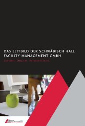 Leitbild SHF:Layout 1 - Schwäbisch Hall Facility Management