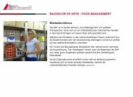 bachelor of arts - food management - Schwäbisch Hall Facility ...