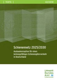Schienennetz 2025/2030 - Das Umweltbundesamt
