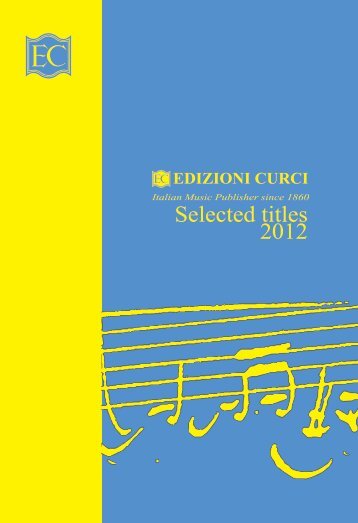 Selected titles 2012 - Curci Libri