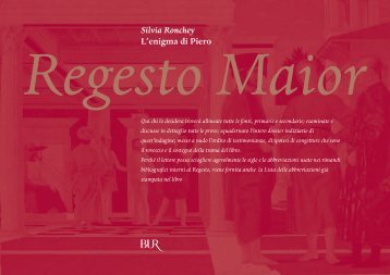 Regesto Maior on-line - Silvia Ronchey