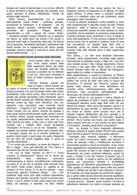 Editoriali NN. 77/78 - Osservatorio Letterario