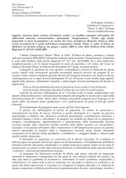 Relazione finale Sempremusica Coord. Perra - Istituto Comprensivo ...