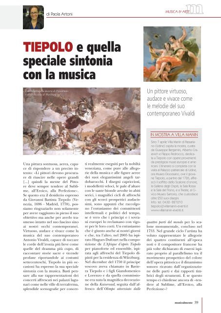 2013 | Anno 9 | numero 1 - Orchestra da Camera di Mantova