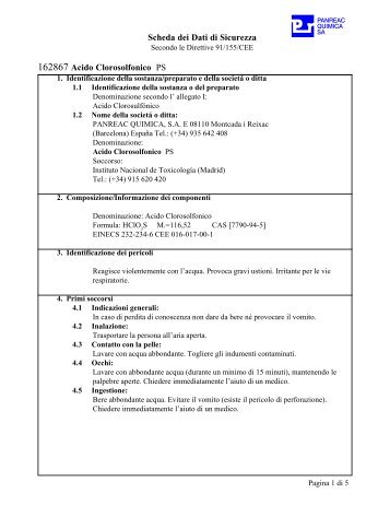 ACIDO CLOROSOLFONICO PS Kg.1 - Zetalab.it