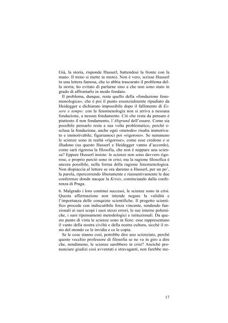 CARLO SINI SCRIVERE IL FENOMENO - Filosofia.it