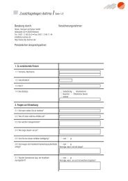 Zusatzfragebogen Asthma - Versicherungsmakler Stöver, Hermann ...