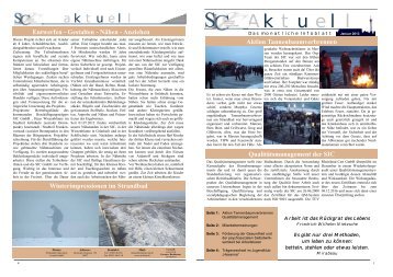 Ausgabe 01/13 der Betriebszeitung - Stralsunder Innovation Consult ...