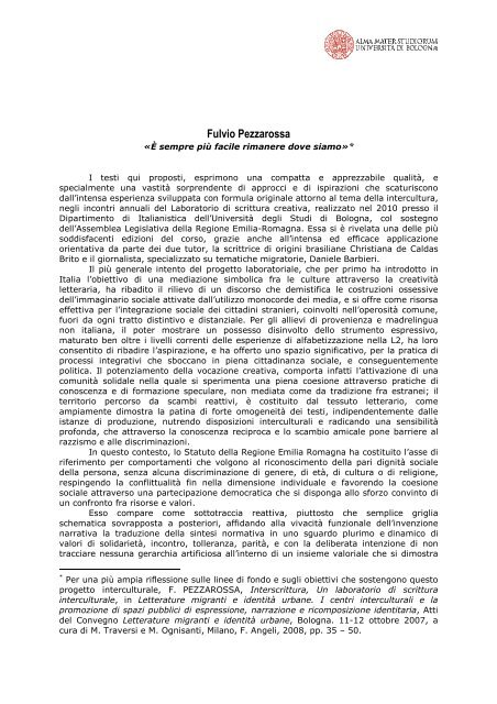 42. [PDF] Fulvio Pezzarossa - Assemblea Legislativa